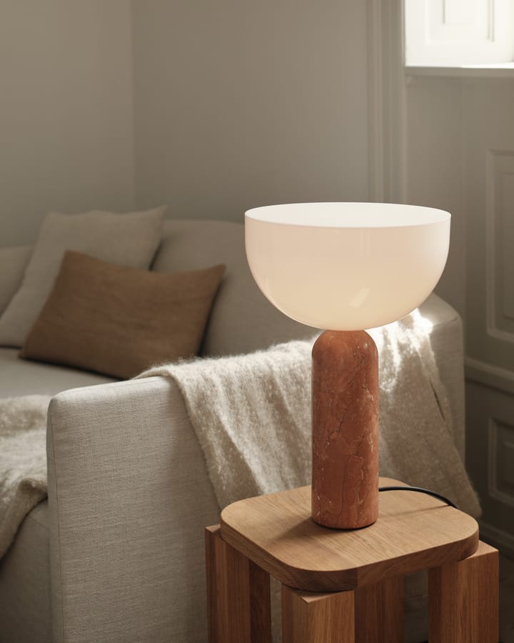 Kizu table lamp large, Breccia Pernice New Works