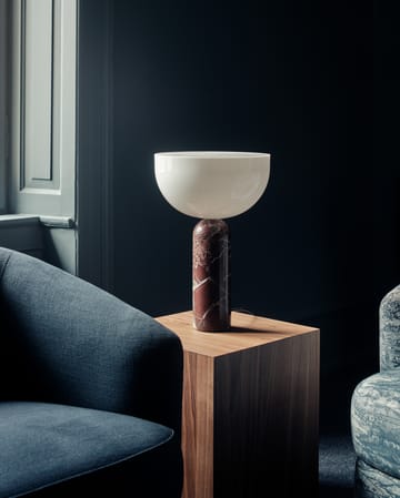 Kizu table lamp large - Breccia Pernice - New Works