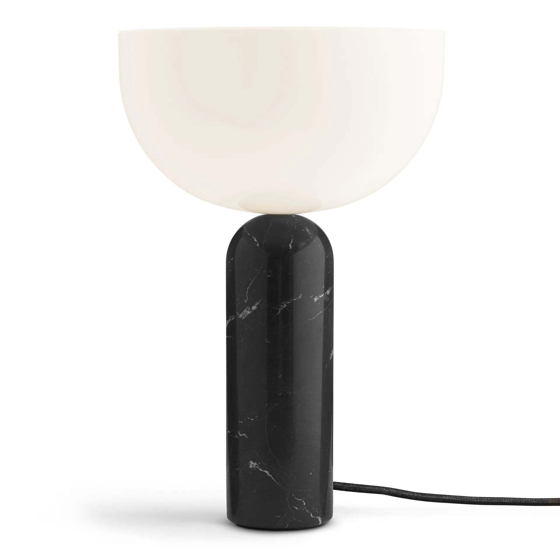 Kizu Tischleuchte large, Black marble New Works