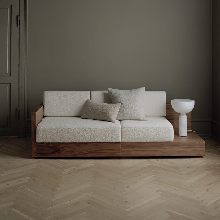 Kizu Tischleuchte large, White marble New Works