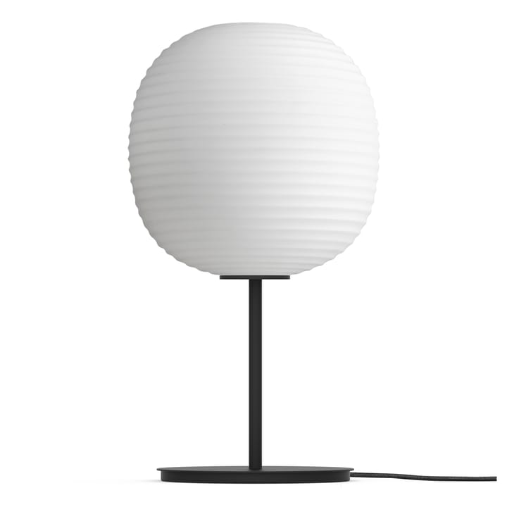 Lantern table lamp medium, Frosted white opal glass New Works
