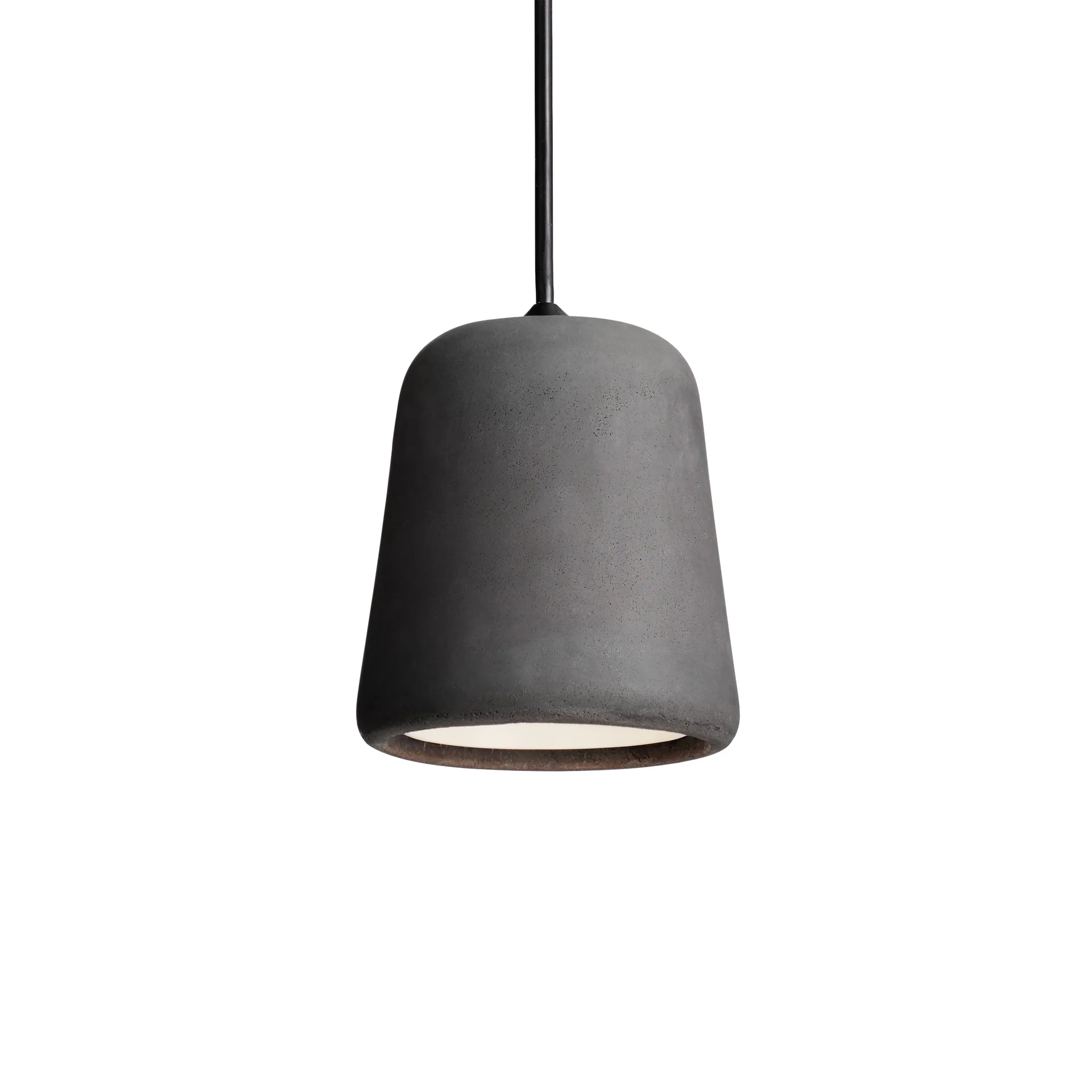 Material pendant lamp, Dark grey concrete New Works