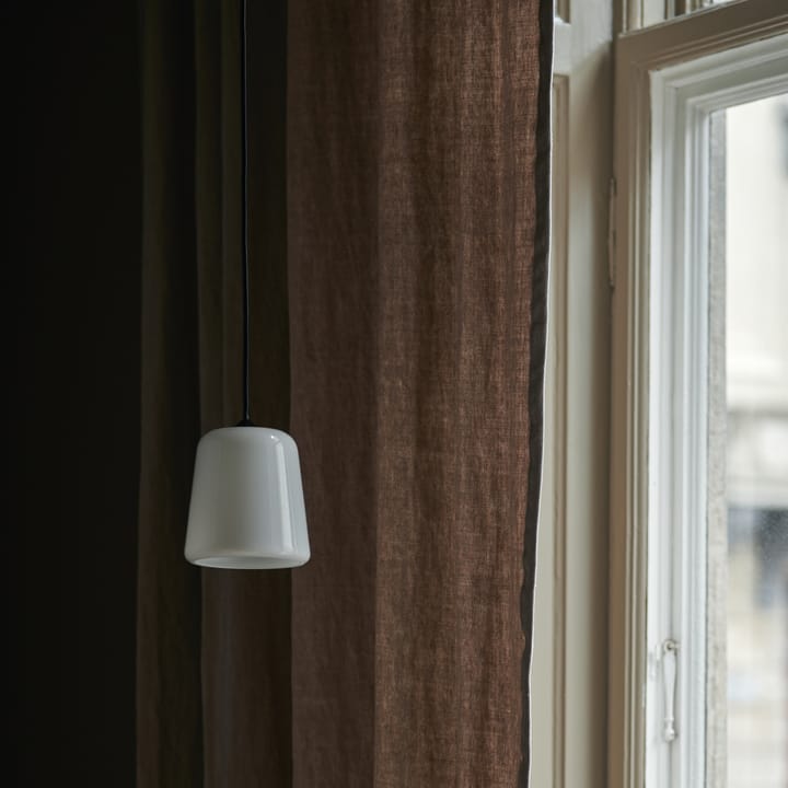 Material pendant lamp, White opal glass New Works