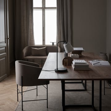 Material Tischleuchte - White marble - New Works