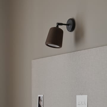 Material wall lamp - Smoked oak - New Works