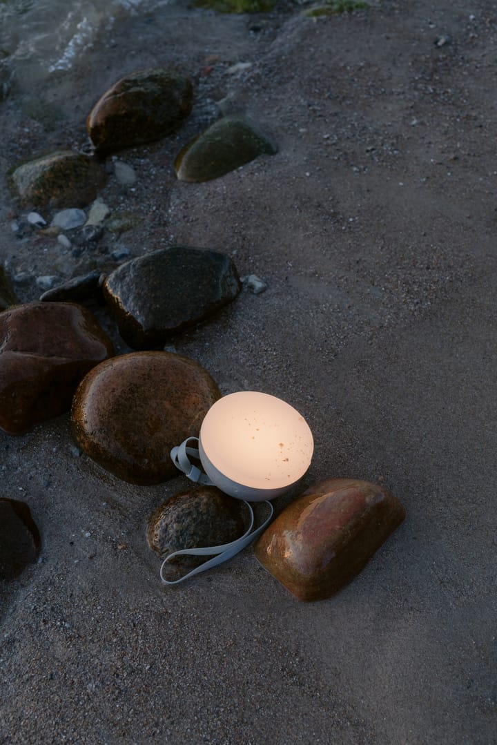 Sphere portable Leuchte, Warm grey New Works