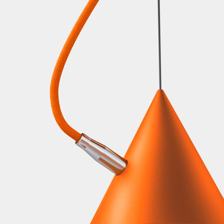 Castor pendant 20 cm, Orange-orange-silver Noon