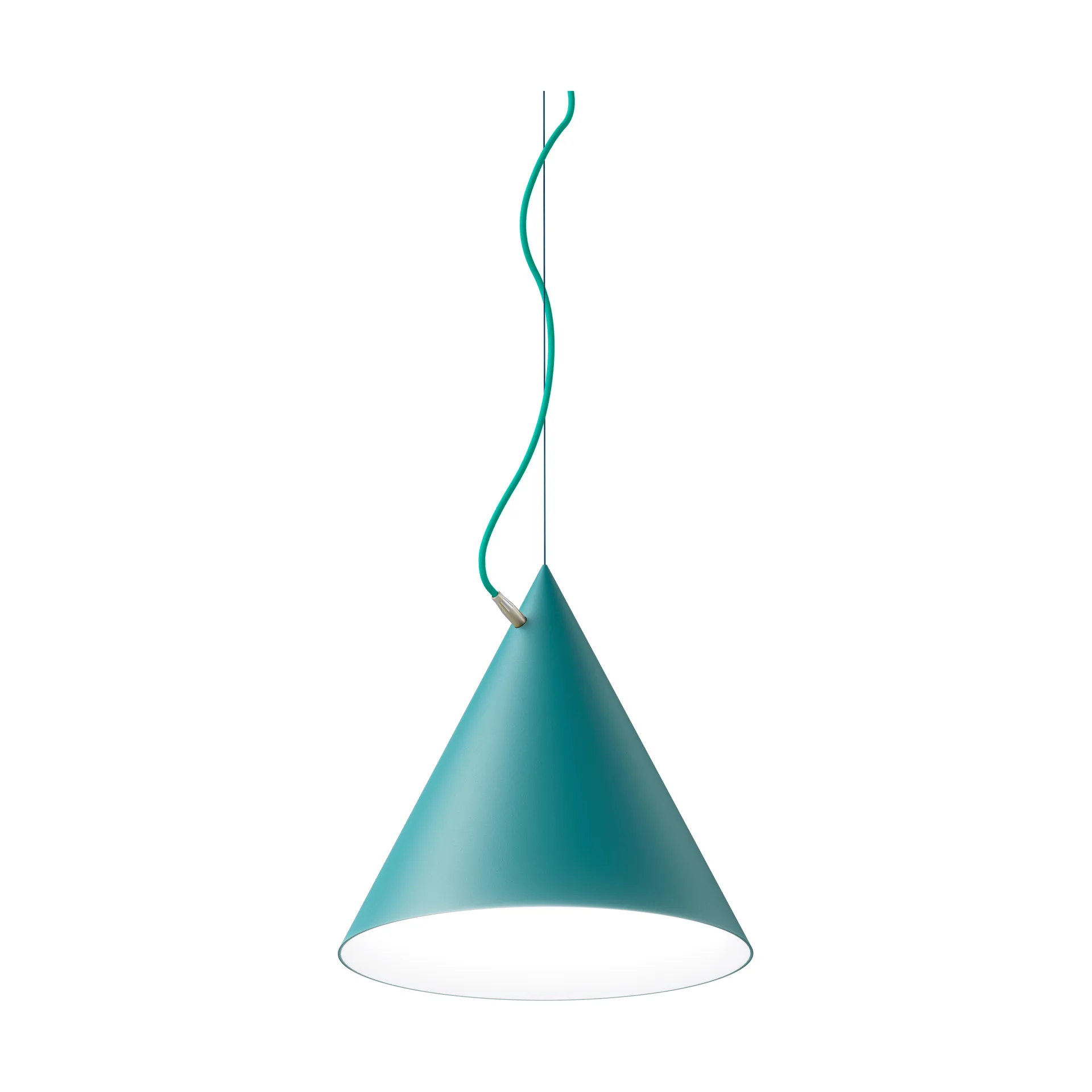 Castor pendant 40 cm, Turquoise-turquoise-silver Noon