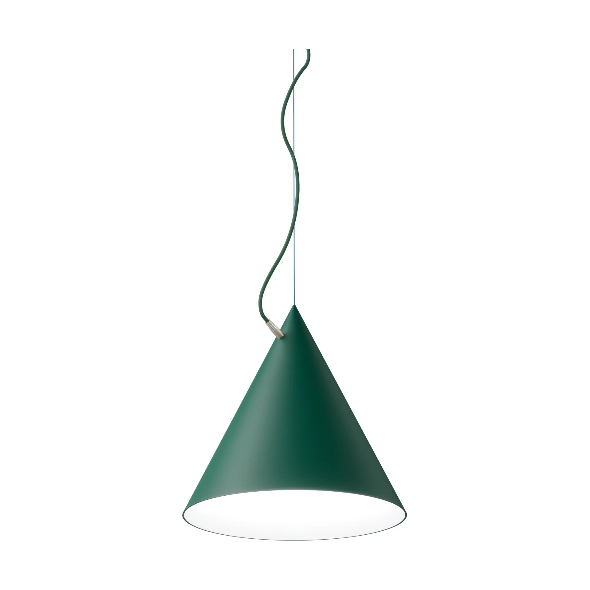 Castor pendel 40 cm, British racing green-mörkgrön-mässing Noon