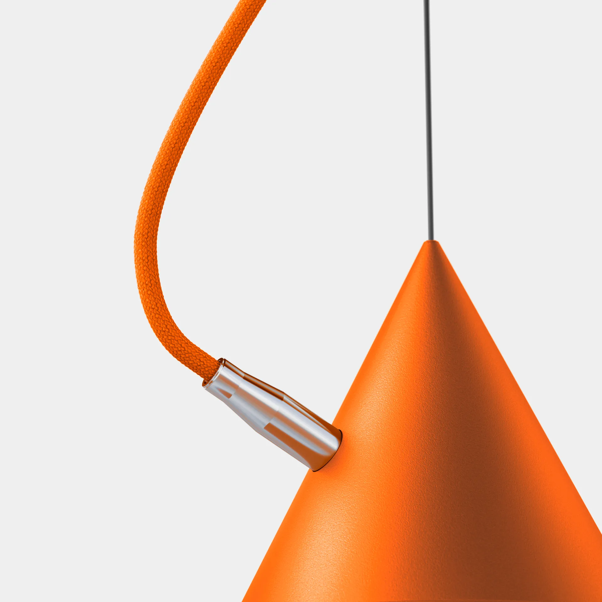 Castor pendel 60 cm, Orange-orange-silver Noon