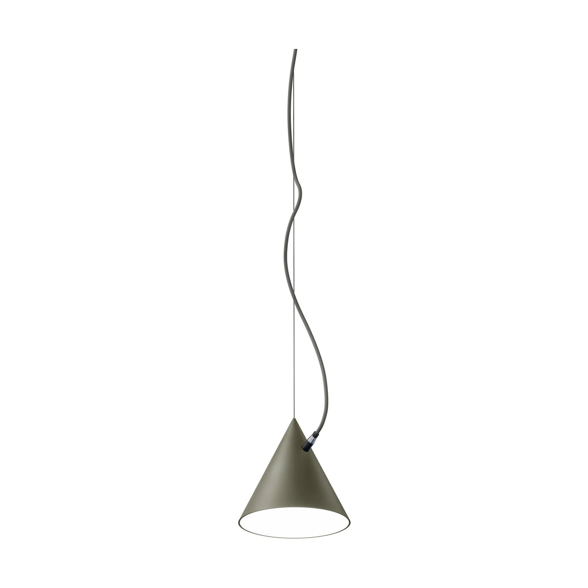 Castor Pendelleuchte 20 cm, Olivgrau-dunkelgrau-schwarz Noon