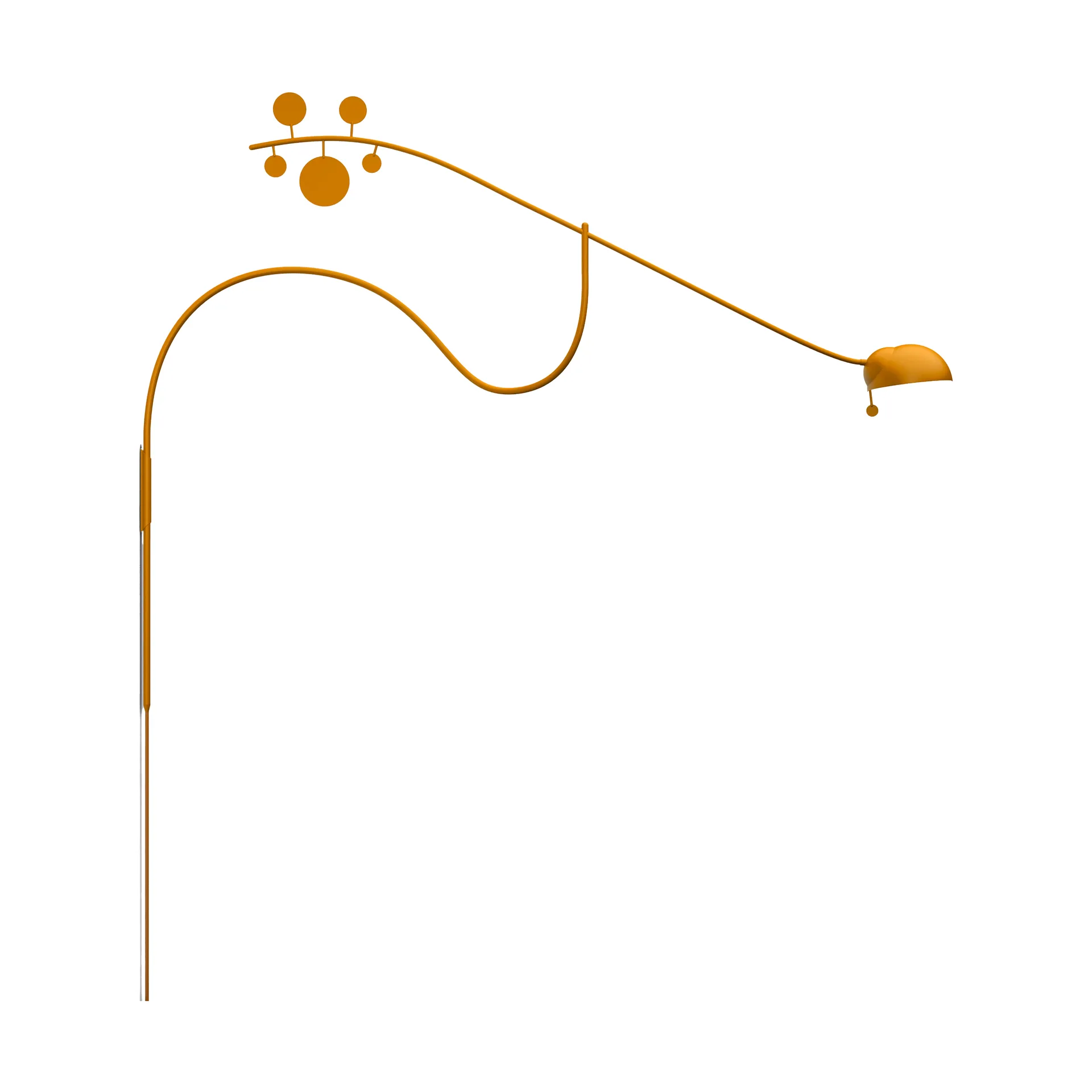 Juno wall lamp, Brown okra Noon