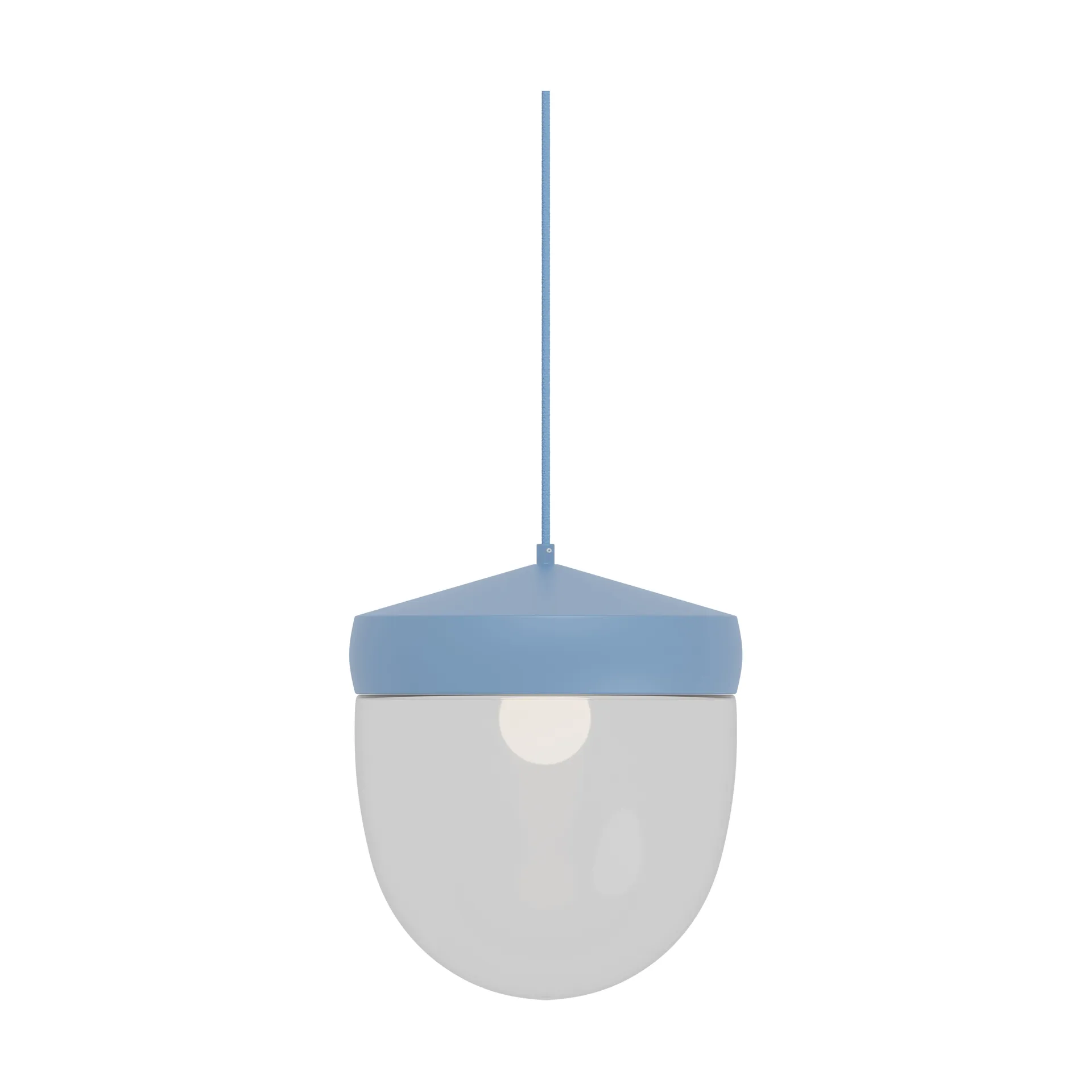 Pan pendant clear 30 cm, Clear blue-red Noon