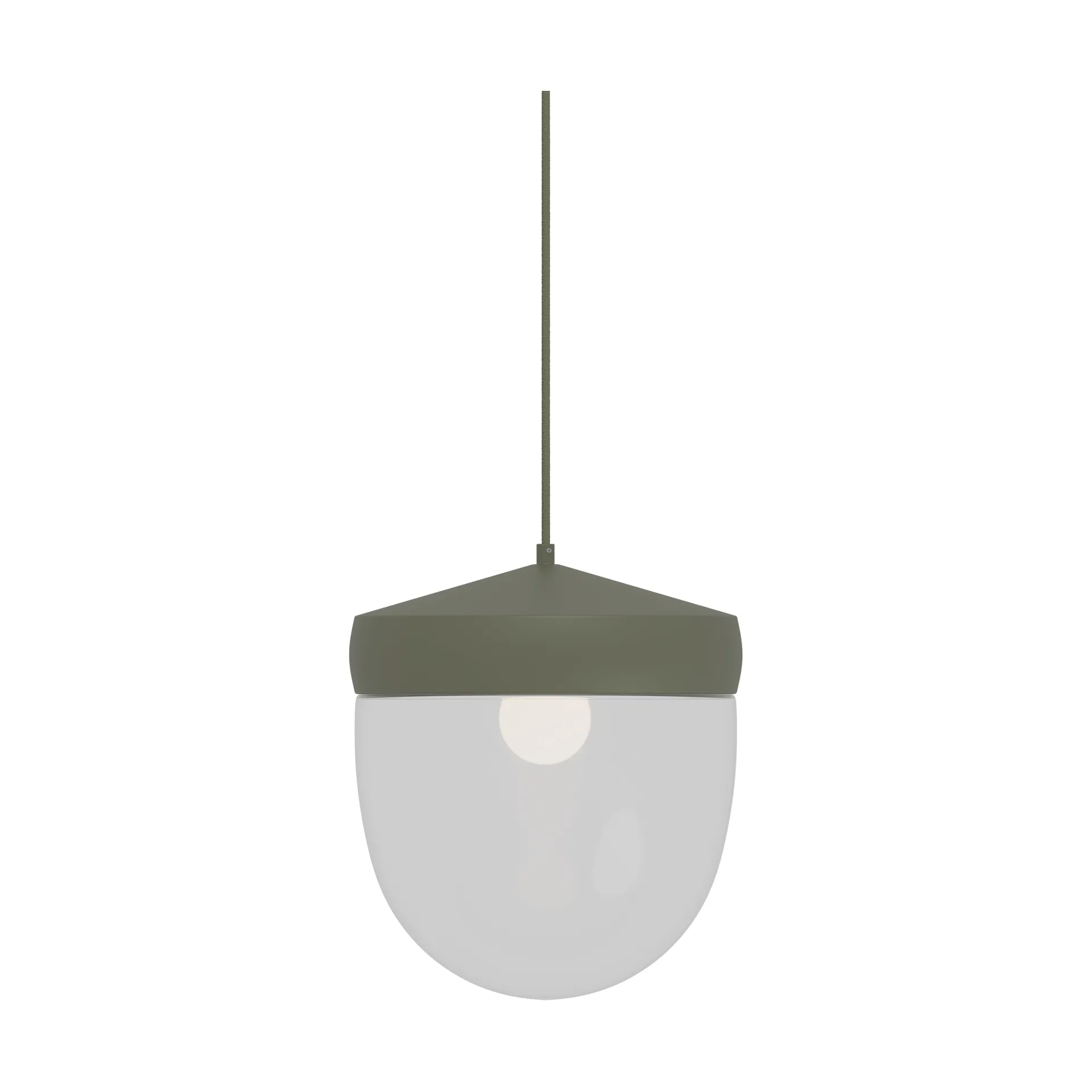Pan pendant clear 30 cm, Olive grey-dark grey Noon