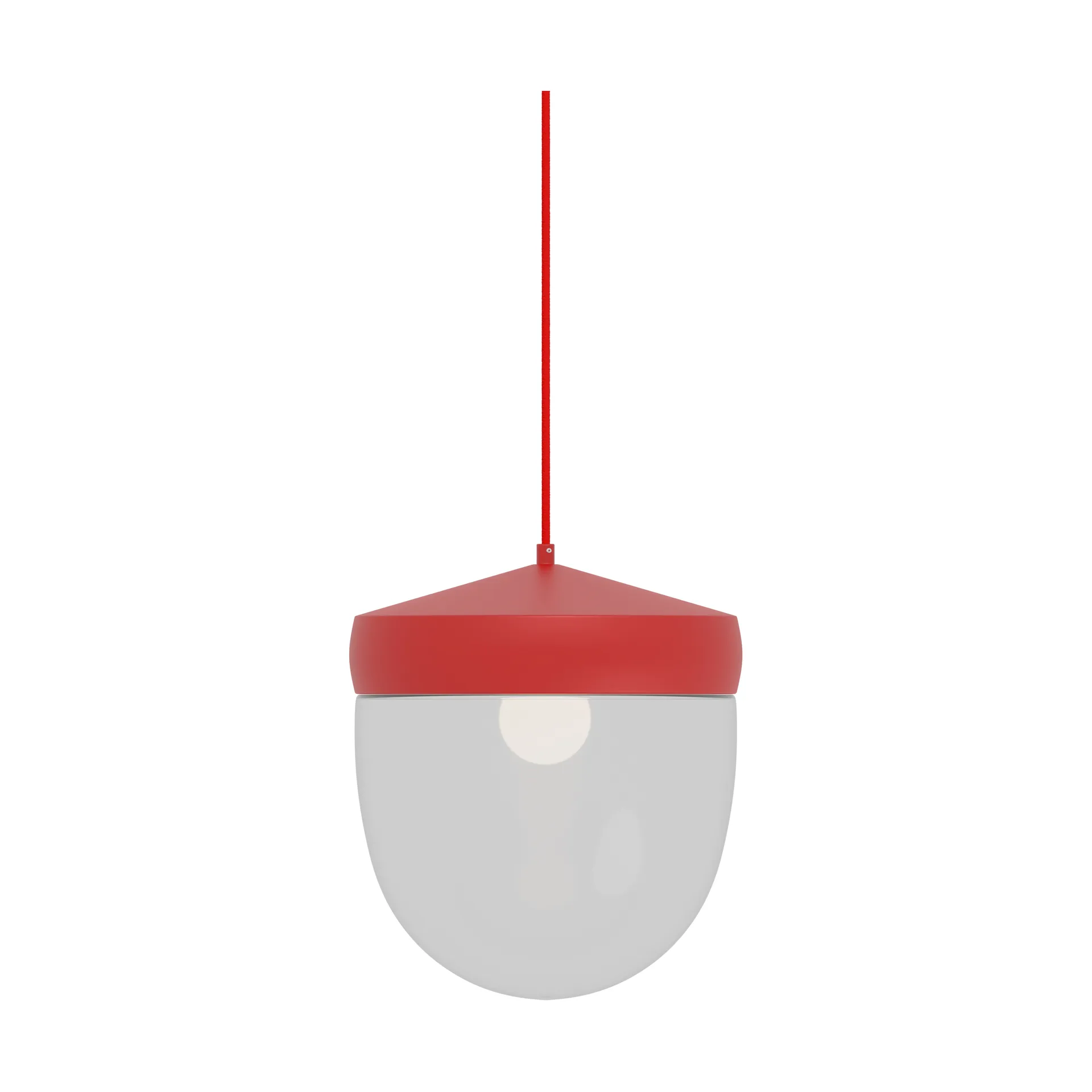 Pan pendant clear 30 cm, Red-red Noon