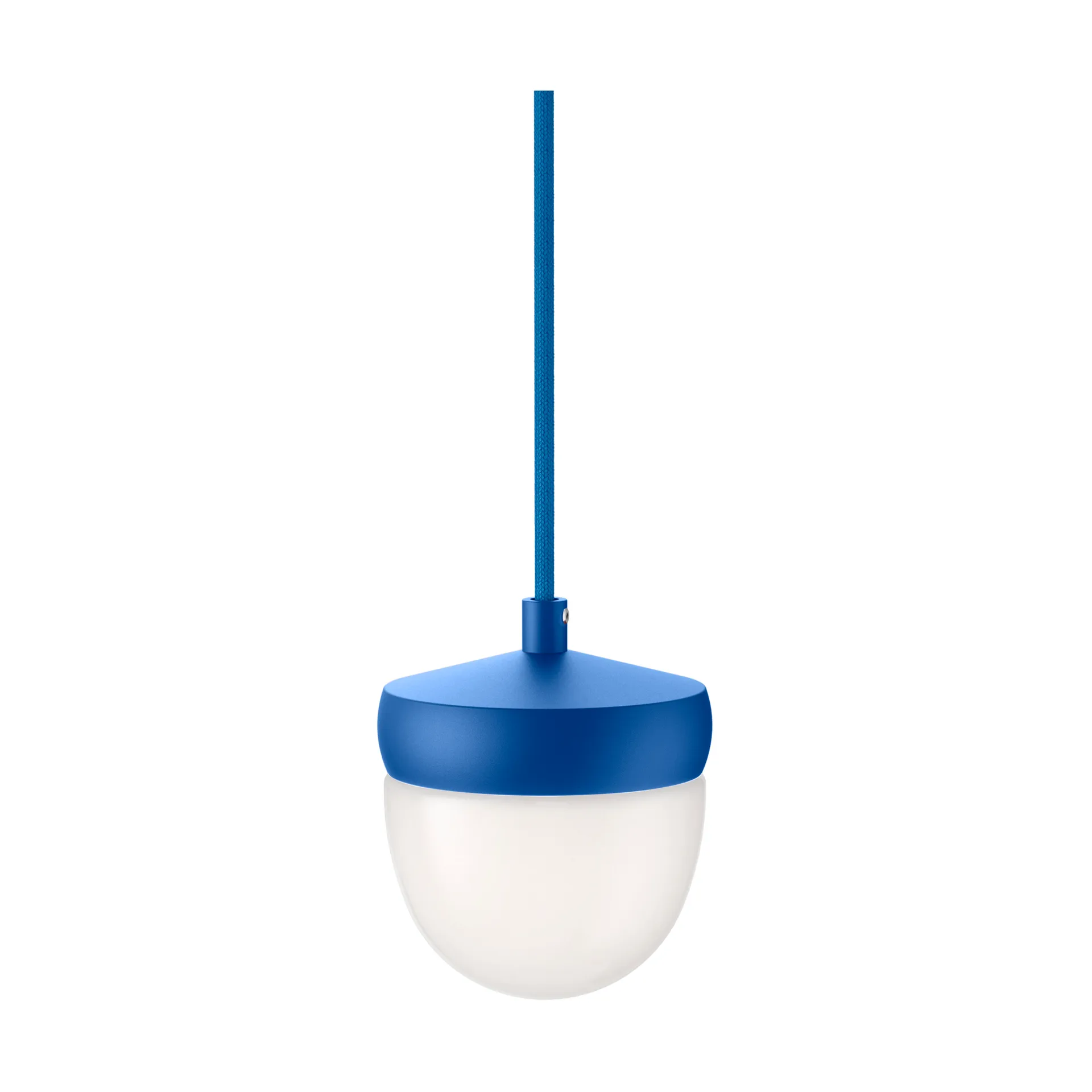 Pan pendant frosted 10 cm, Blue-blue Noon