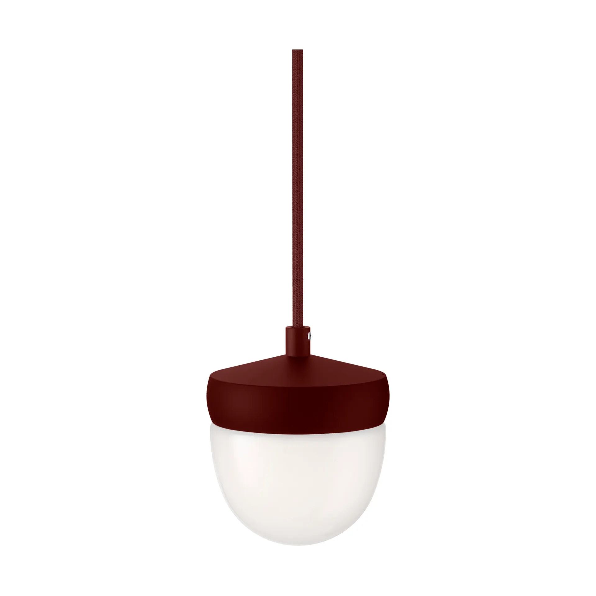 Pan pendant frosted 10 cm, Bordeaux red-dark red Noon
