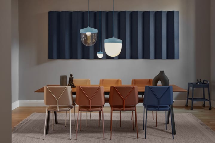 Pan pendant frosted 30 cm, Pastel blue-light blue Noon