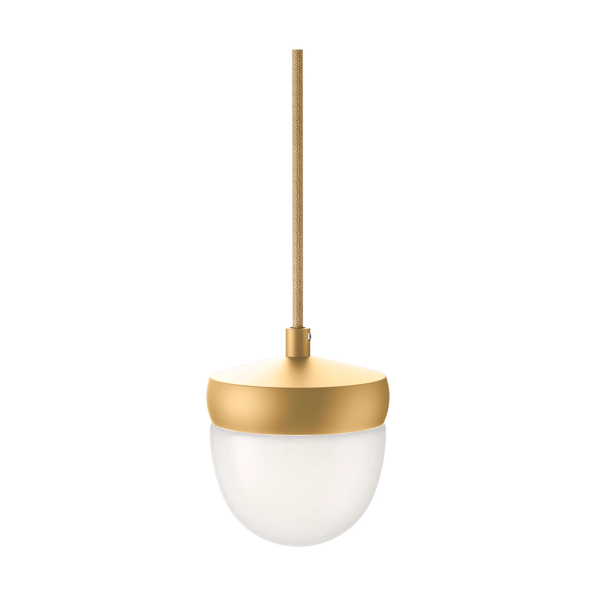Pan Pendelleuchte gefrostet 10 cm, Beige-Hellbeige Noon