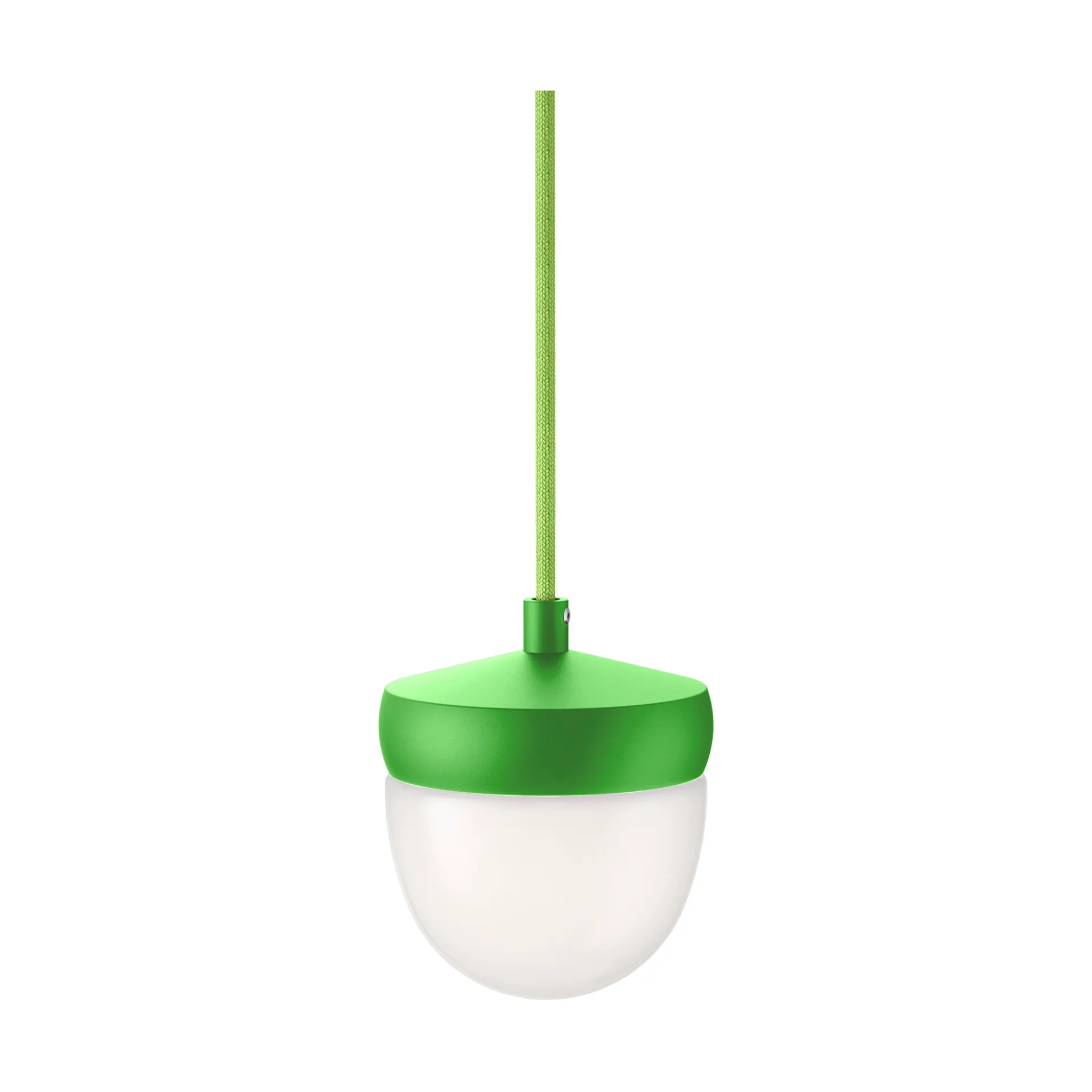 Pan Pendelleuchte gefrostet 10 cm, Hellgrün-hellgrün Noon
