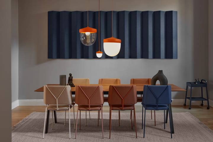 Pan Pendelleuchte gefrostet 30 cm, Orange-Orange Noon