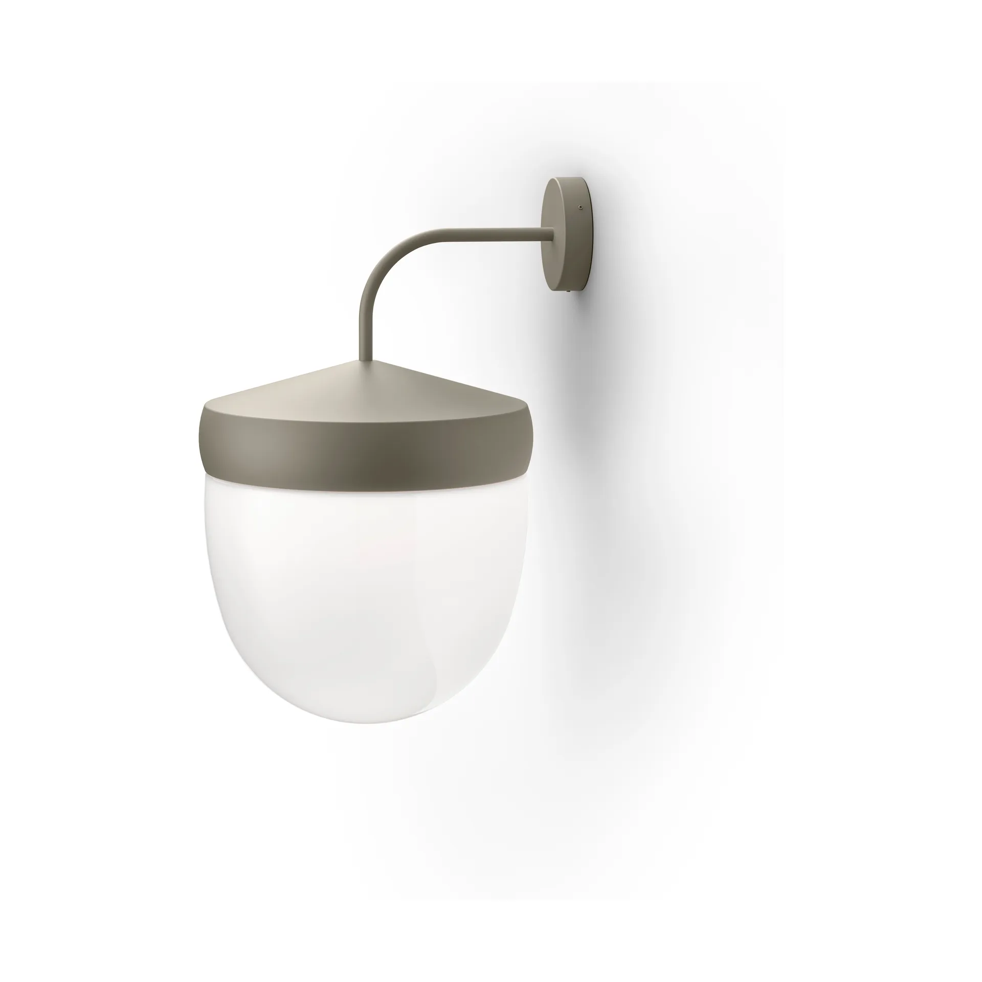 Pan wall lamp frosted 30 cm, Grey Noon