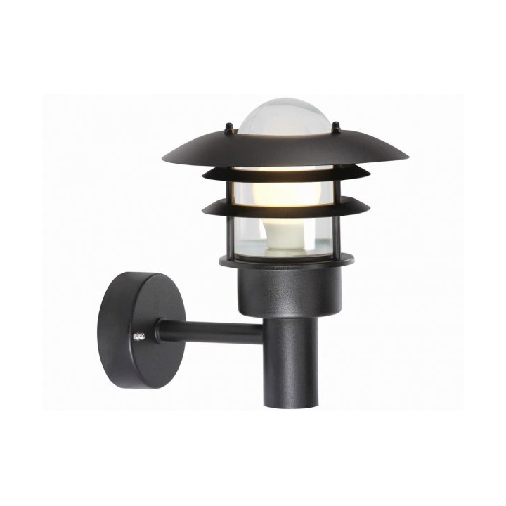 Nordlux Lønstrup wall lamp Ø22 cm Black