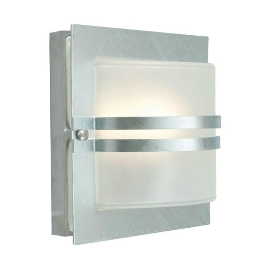 Bern opal vägglampa 24,5x24,5 cm - Galvaniserat stål - Norlys