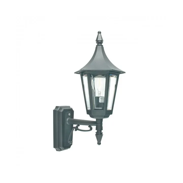 Norlys Rimini nach oben gerichtete Wandleuchte 46x26 cm Schwarz