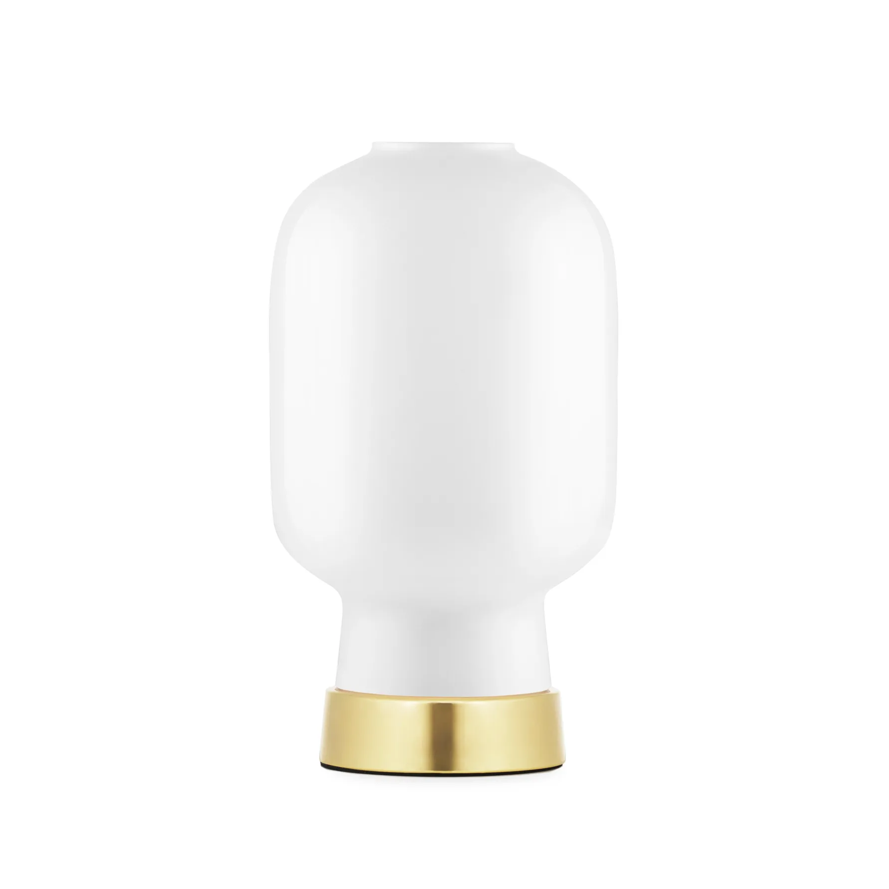 Amp bordslampa, Vit-mässing Normann Copenhagen