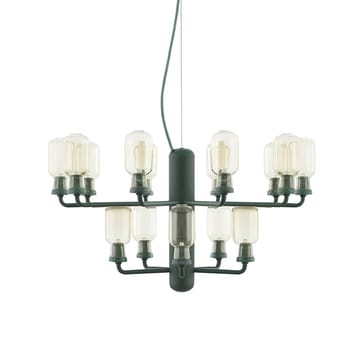 Amp chandelier - gold-green - Normann Copenhagen