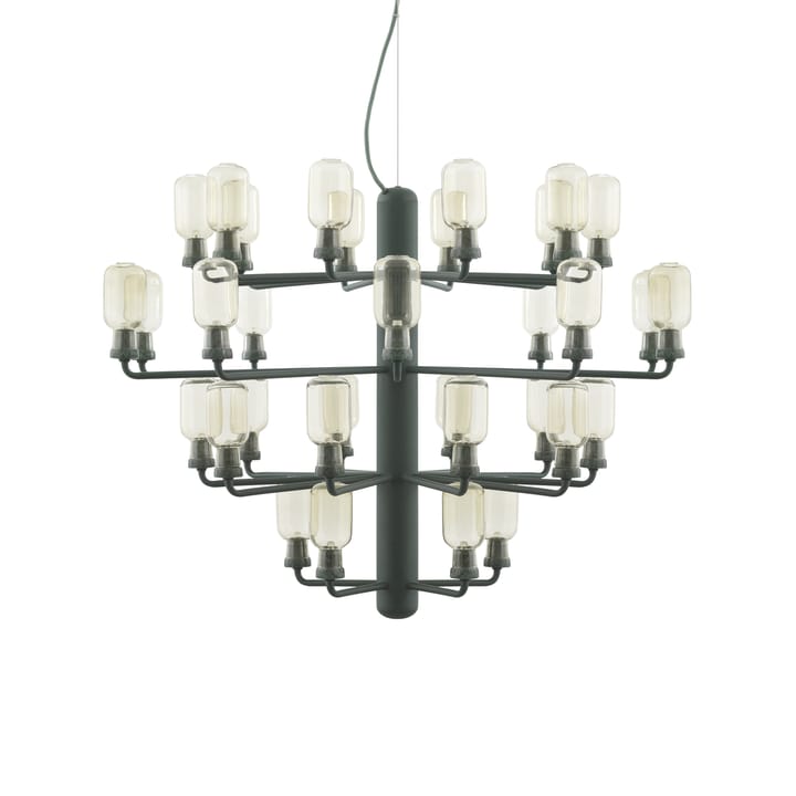 Amp Chandelier - Green/gold, large - Normann Copenhagen
