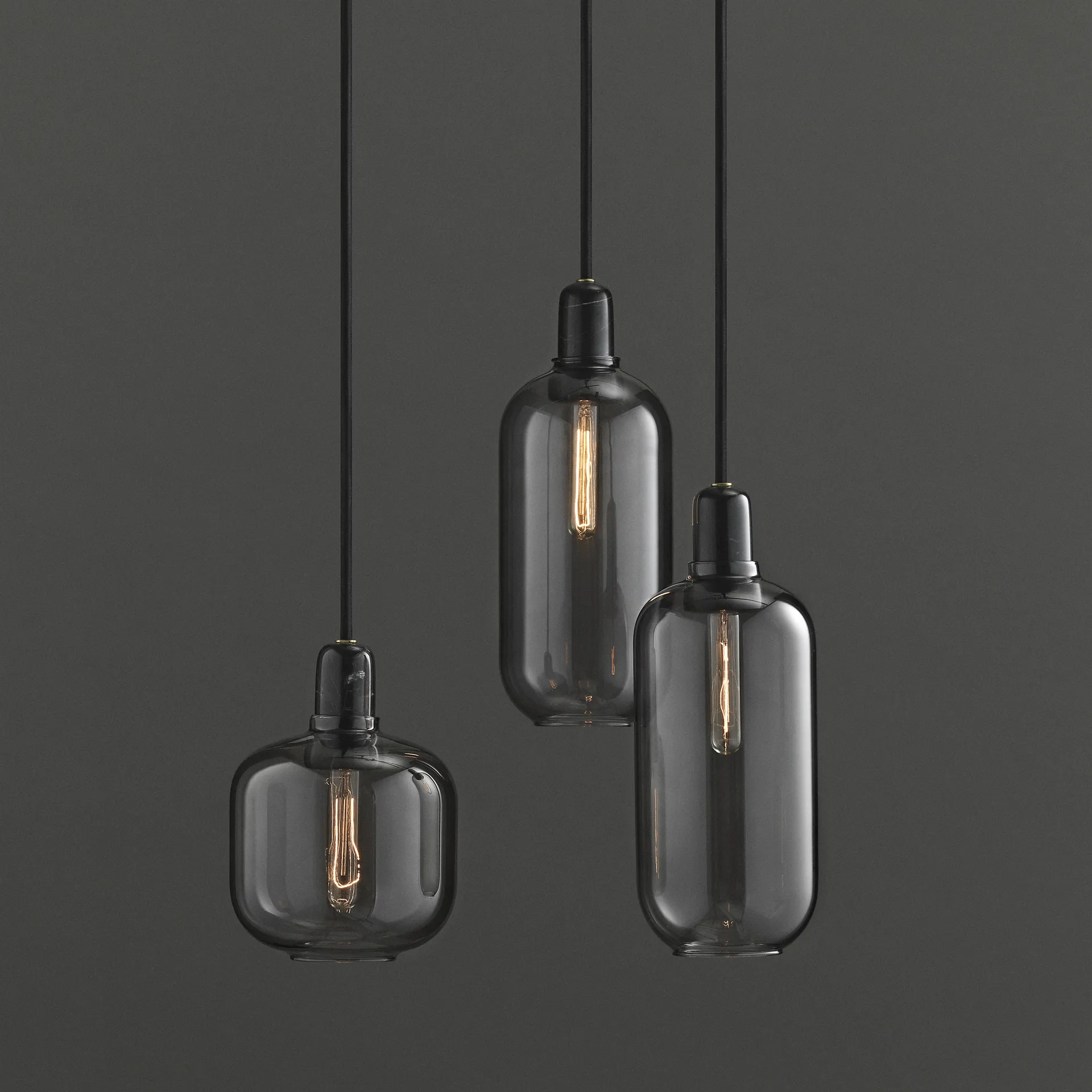 Amp lamp small, grey-black Normann Copenhagen