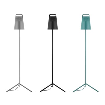 Stage floor lamp - White, powder-coated steel - Normann Copenhagen