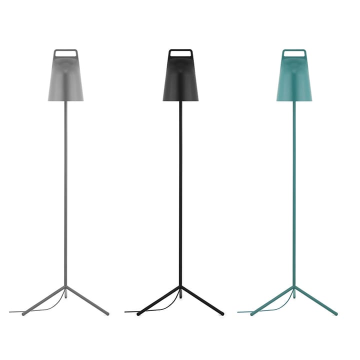 Stage floor lamp, White, powder-coated steel Normann Copenhagen