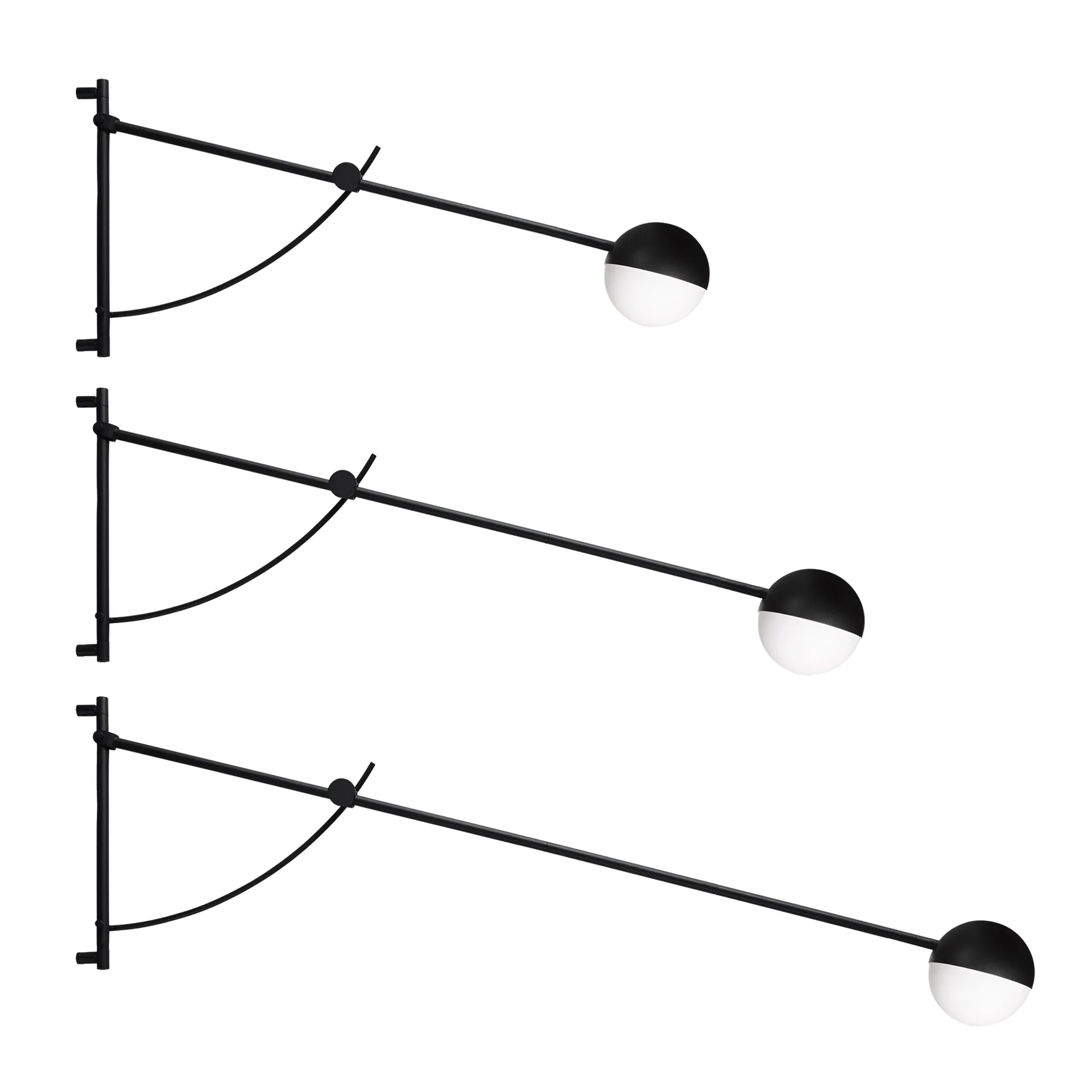 Balancer wall lamp, black Northern