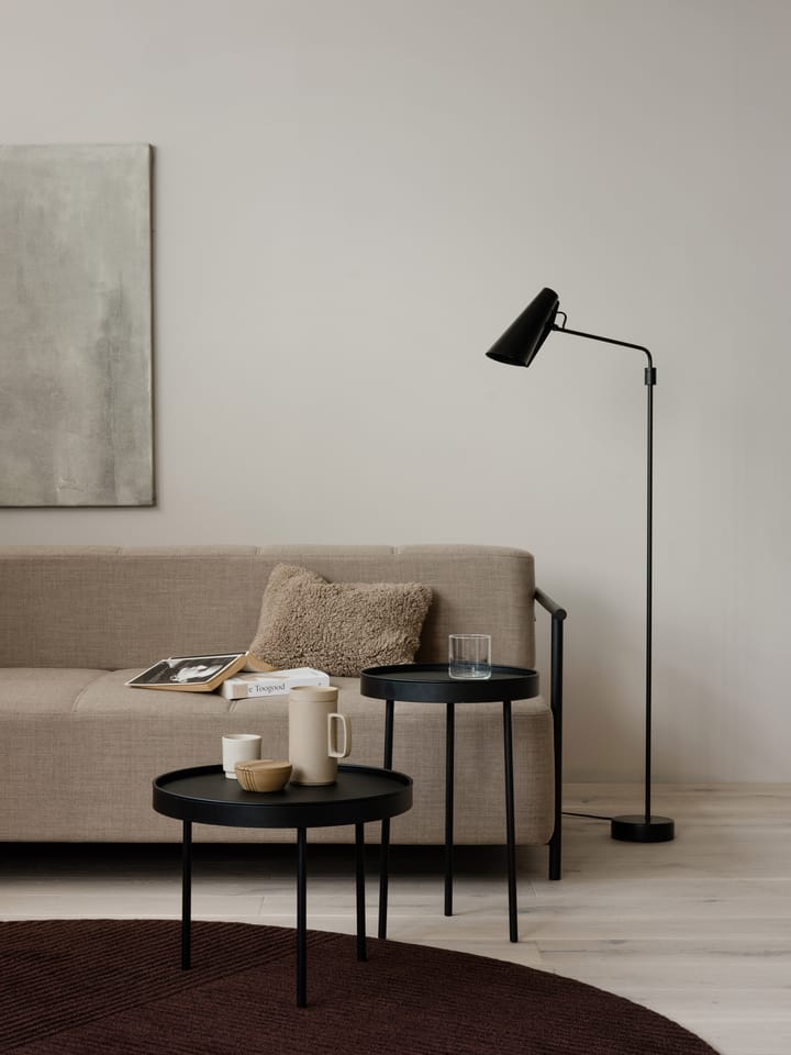 Birdy swing floor lamp, Black-black Northern
