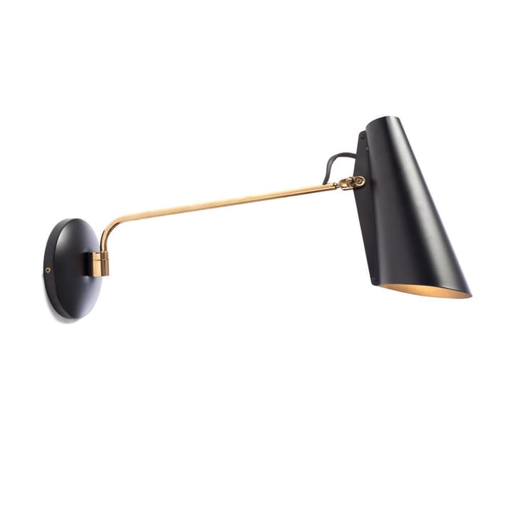 Birdy wall lamp - Black-brass - Northern