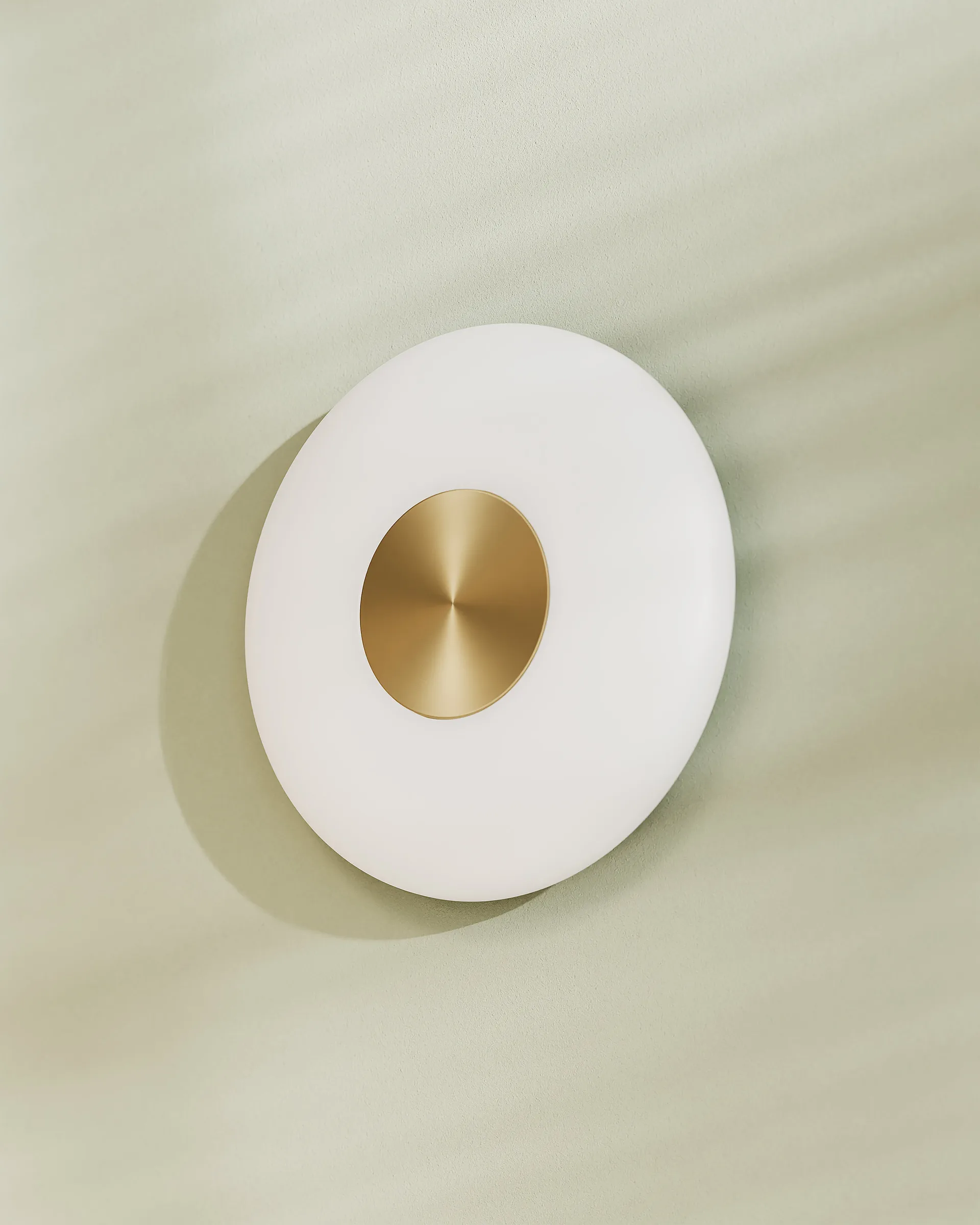 Glint wall light Ø25 cm, Opal glass white Northern