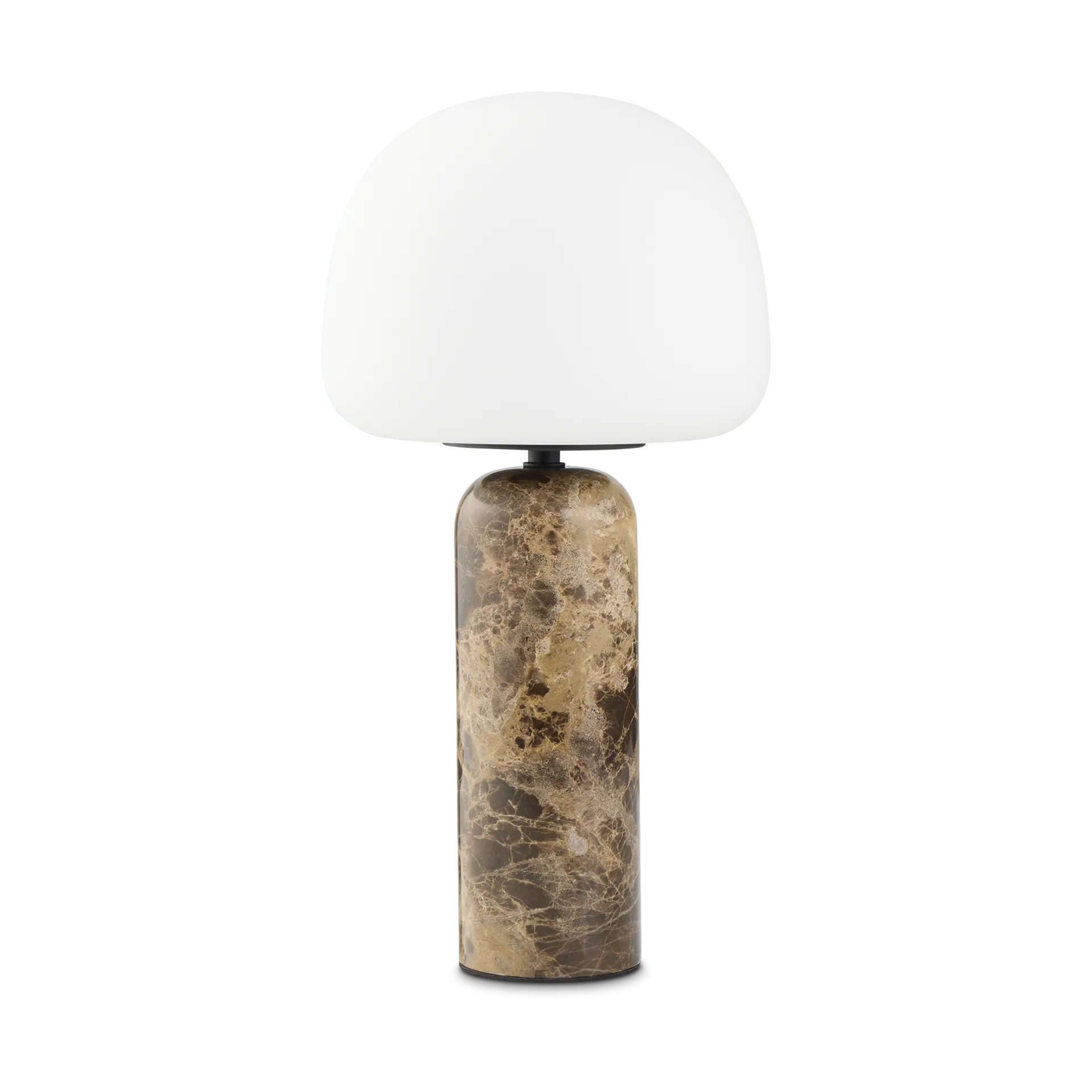 Kin table lamp 40 cm, Brown marble Northern