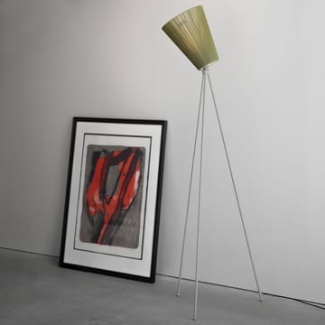 Oslo Wood floor lamp - base - light grey - Northern
