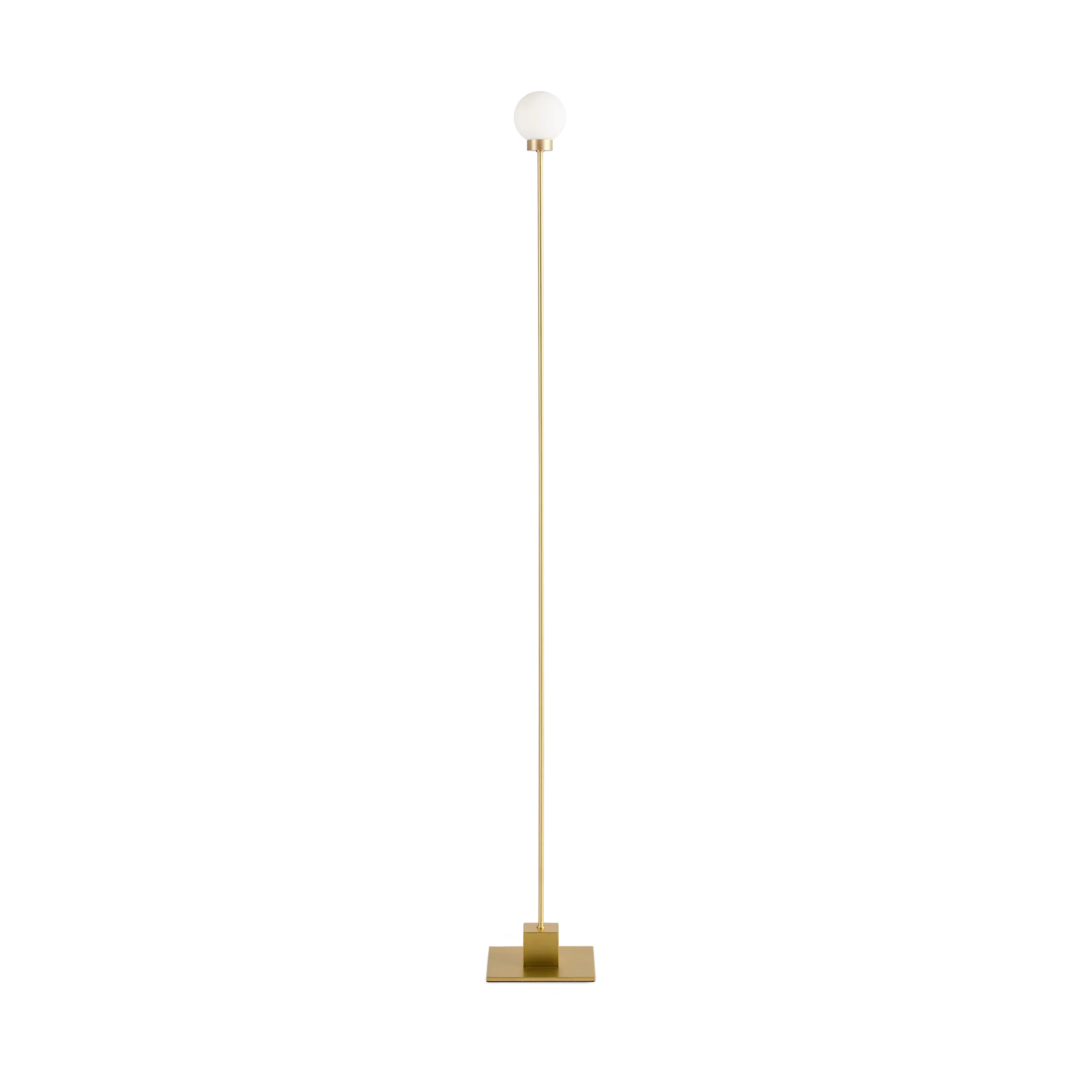 Snowball Stehleuchte 117cm, Brass Northern