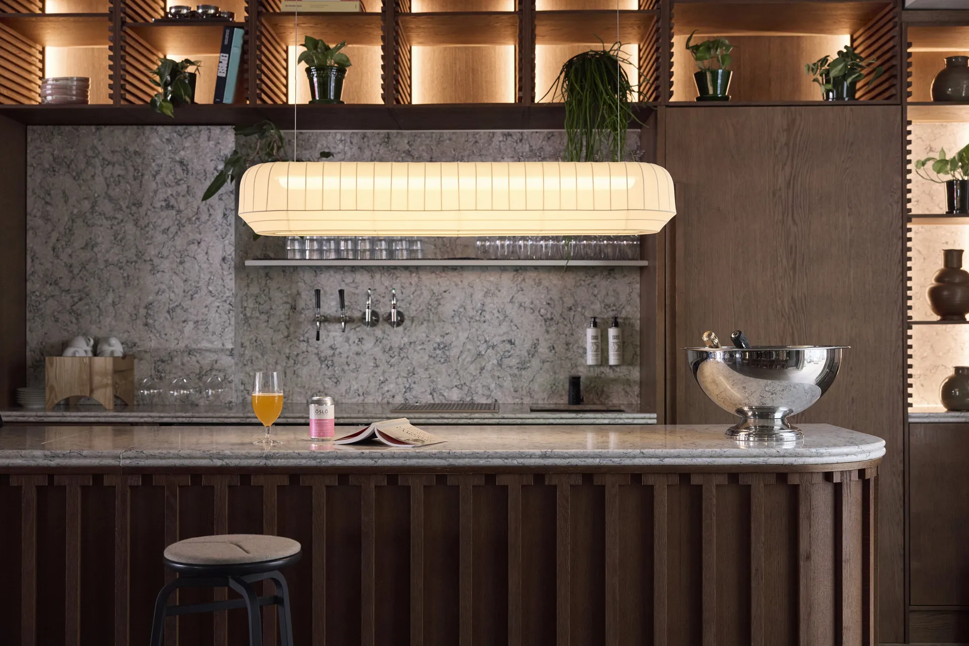 Tradition pendel linear 120 cm, White Northern