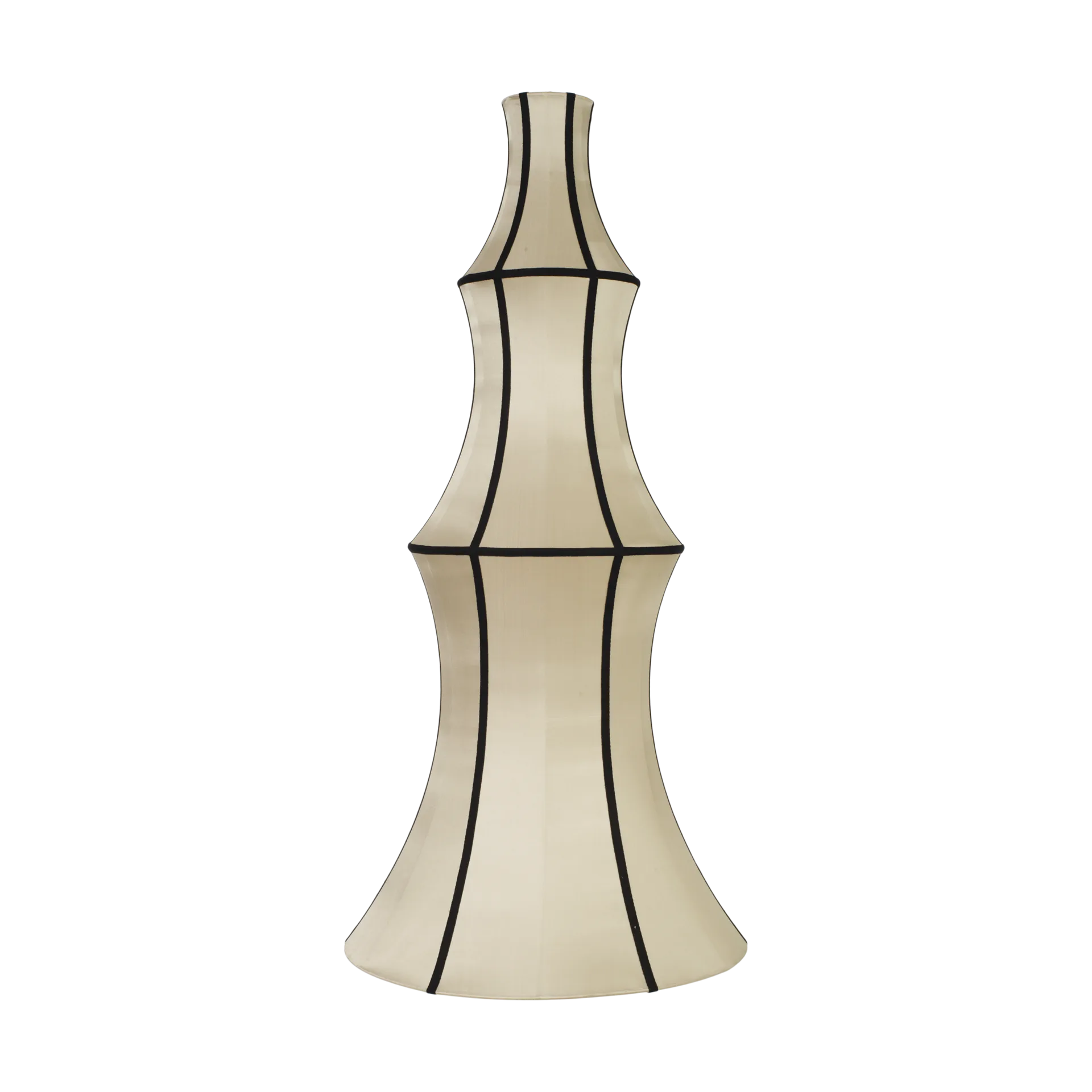 Indochina Classic Long lamp shade, Kit-black Oi Soi Oi