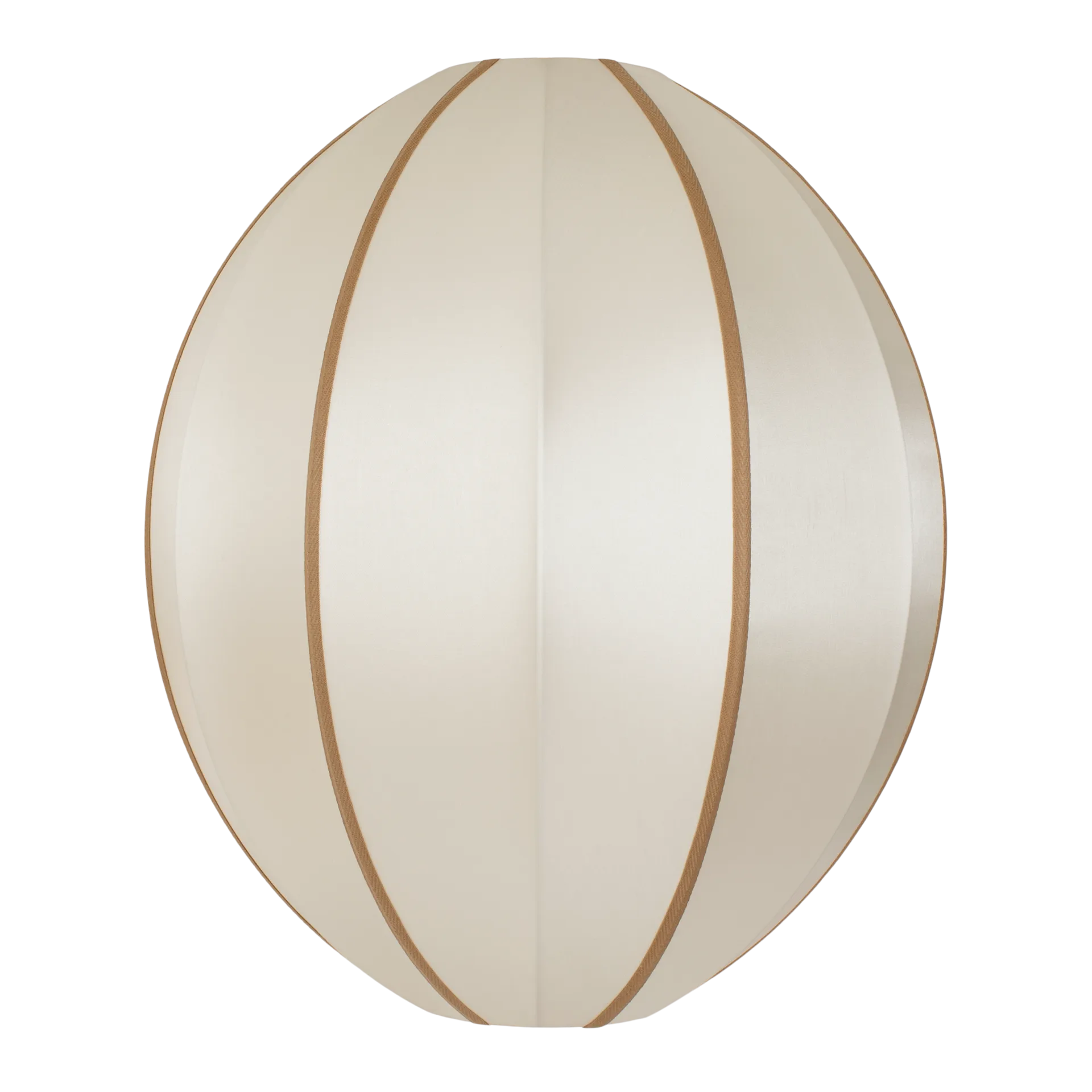 Indochina Classic Oval L lampskärm, Offwhite-amber Oi Soi Oi