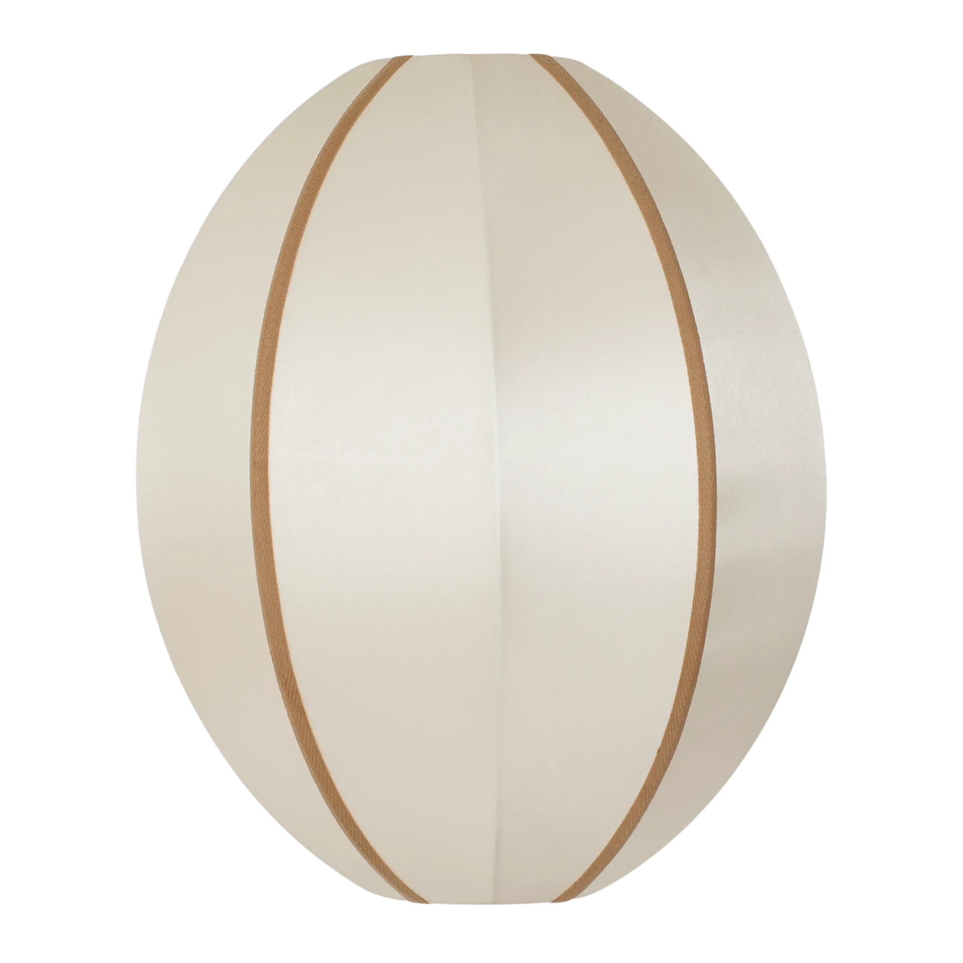 Indochina Classic Oval S lampskärm, Offwhite-amber Oi Soi Oi