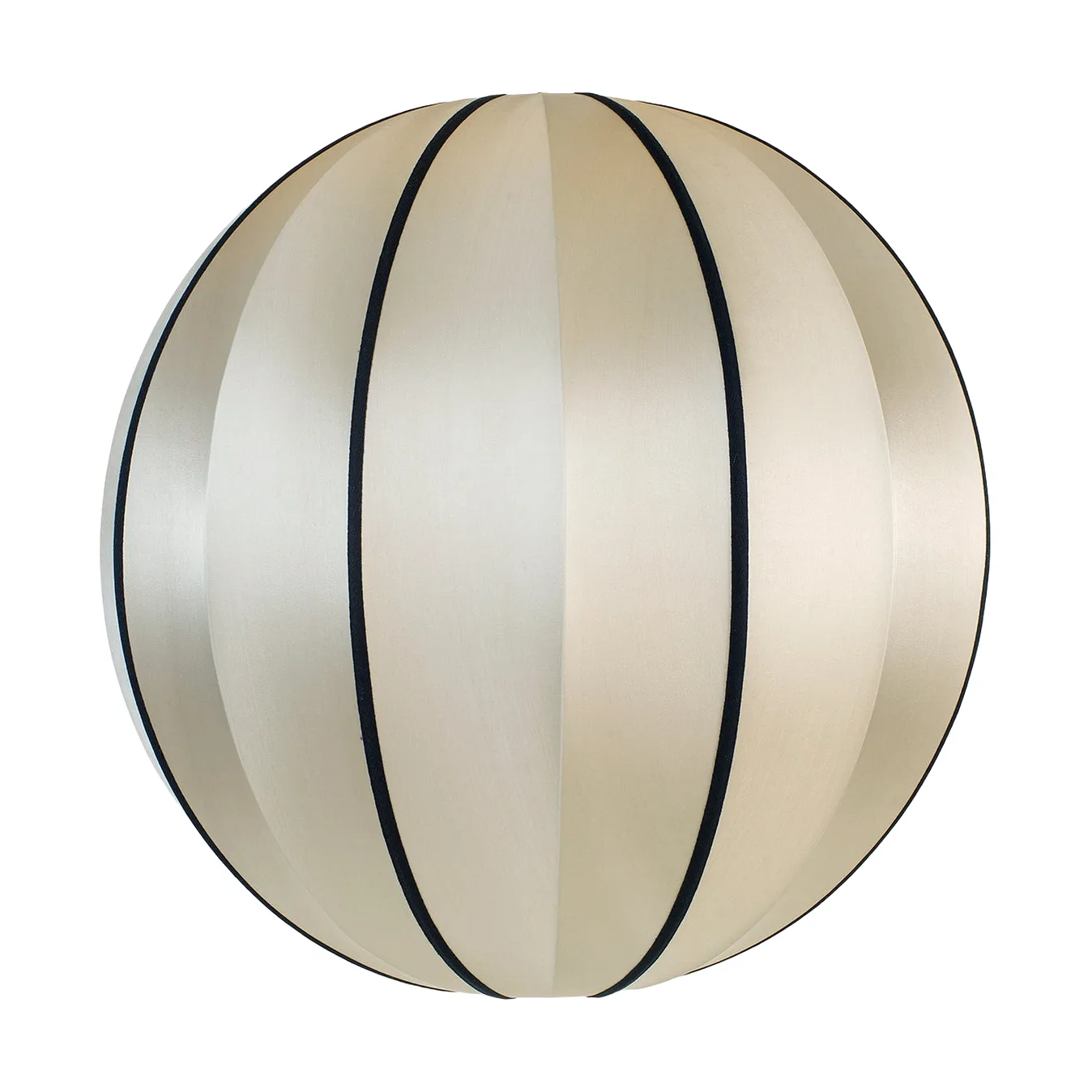 Indochina Classic Round XL lampshade, Kit-black Oi Soi Oi