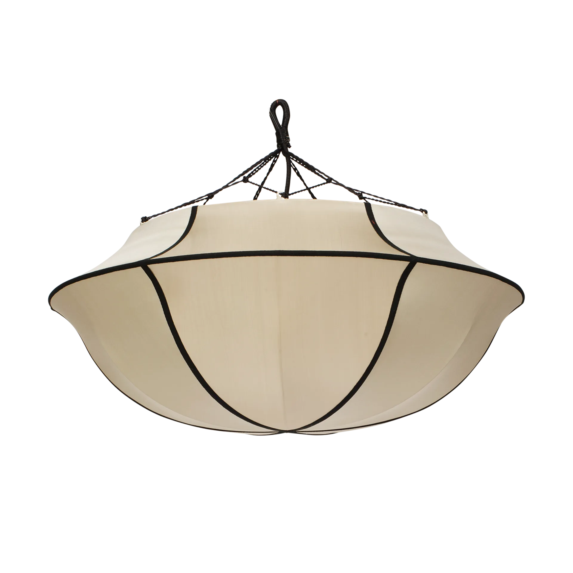 Indochina Classic Umbrella lamp shade, Kit-black Oi Soi Oi