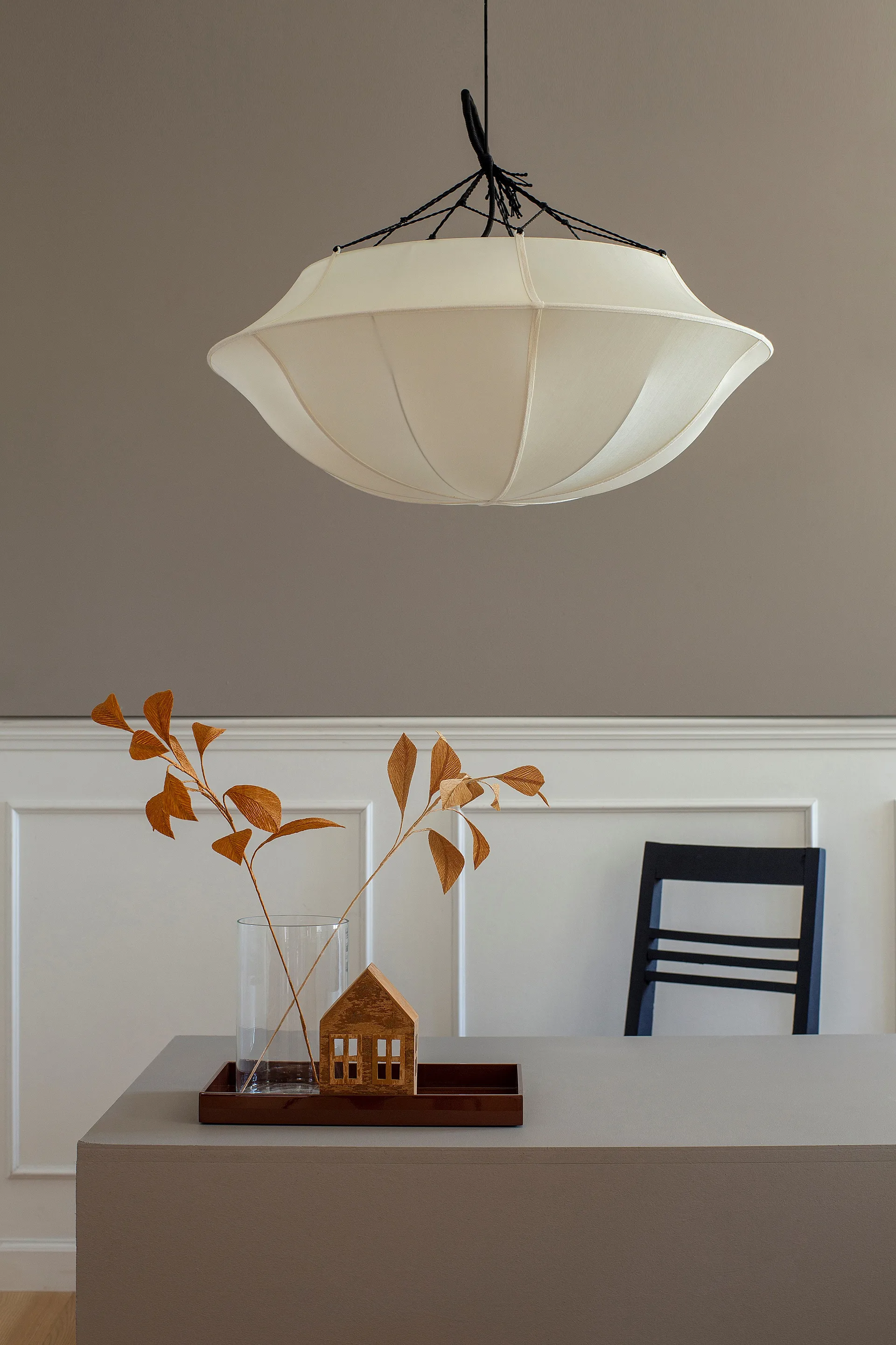 Indochina Classic Umbrella taklampa, Offwhite Oi Soi Oi