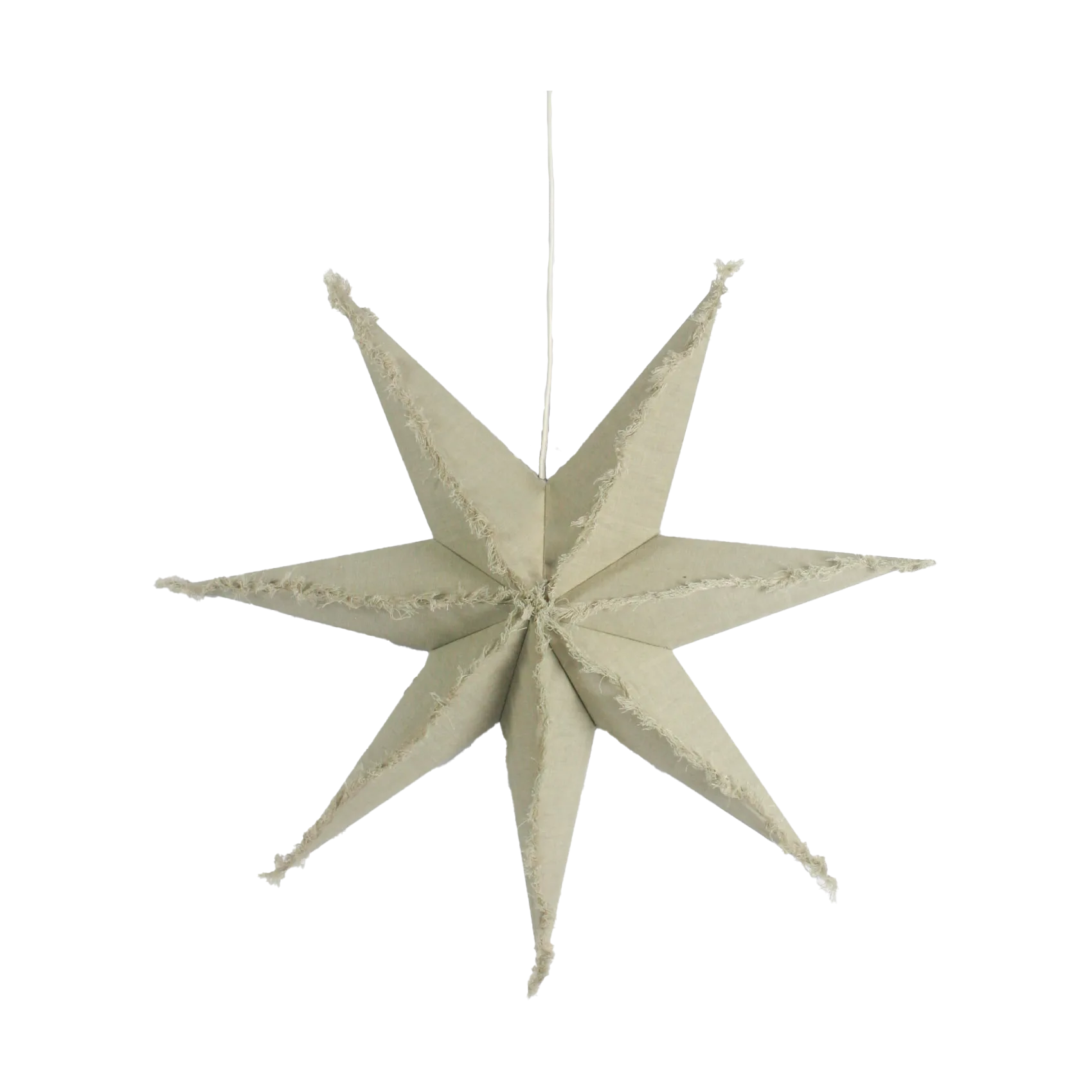 Lino Weihnachtsstern 68 cm, Natur Olsson & Jensen